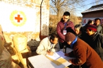 （图）山西省红十字会在帮扶村开展2017年“博爱送万家”活动 - 红十字会