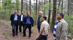 任建中厅长陪同德国专家来太岳林局考察碳汇造林项目 - 林业厅