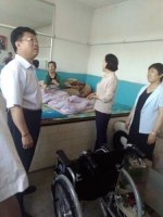 忻州市副市长王月娥一行在定襄县走访慰问特困残疾人 - 残疾人联合会