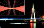 灯光映衬下的摄乐桥 - 太原新闻网