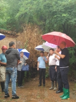 忻州市国土资源局冒雨巡查地质灾害隐患点 - 国土资源厅