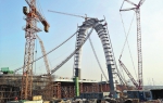 太原首座悬索桥——通达桥改造项目主桥合龙 - 太原新闻网