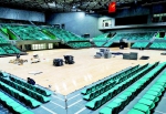 滨河体育中心篮球馆安装活动座椅 - 太原新闻网