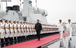 【独家视频】习近平检阅中国人民解放军海军仪仗队 - 广播电视