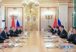 6月5日，国家主席习近平在莫斯科克里姆林宫同俄罗斯总统普京会谈。 新华社记者 谢环驰 摄 - 广播电视