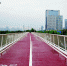 河畔“彩带”映春色 滨河自行车道有望在5月份建成投用 - 太原新闻网