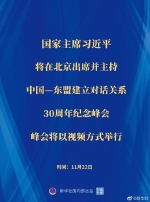 权威快报丨习近平将出席并主持中国—东盟建立对话关系30周年纪念峰会 - 广播电视