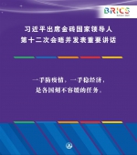 （图表·海报）［外事］习近平出席金砖国家领导人第十二次会晤并发表重要讲话（7） - 广播电视