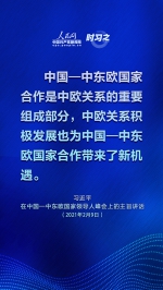 时习之 金句海报：习近平：为中国—中东欧国家合作开辟更广阔空间 - 广播电视