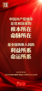 金句来了！习近平在庆祝中国共产党成立100周年大会上发表重要讲话 - 广播电视