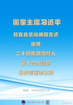 权威快报丨习近平将出席二十国集团领导人第十六次峰会 - 广播电视