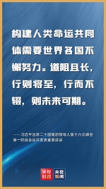 金句来了！习近平在二十国集团领导人第十六次峰会第一阶段会议上的讲话 - 广播电视